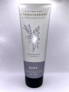 BATH & BODY WORKS AROMATHERAPY CEDARWOOD + VANILLA BODY CREAM 8 FL OZ - Picture 1 of 1