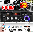 600W HiFi Bluetooth Auto Audio Verstärker Stereo mit Fernbedienung UKW Radio USB