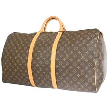LOUIS VUITTON Keepall 60 Travel Hand Bag Monogram Leather Brown M41422 99RJ373