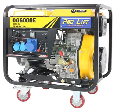 Diesel Stromaggregat 230V E-Starter 5500W Stromerzeuger DG6000EJ Generator W2446 - Bild 1 von 4