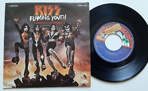 KISS flaming youth (juventud en llamas) 45 ORG 1976 SPAIN PROMO 7"