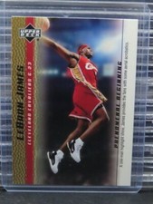 2003-04 Upper Deck Lebron James Phenonemal Beginning Gold SP Rookie RC #13