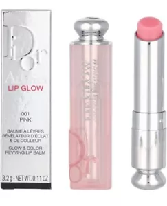 Dior Addict Lip Glow Color Awakening Reviving Lip Balm 001 Pink 3.2g/0.11 oz NIB - Picture 1 of 6