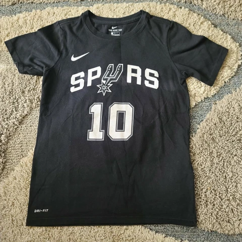 Nike Youth San Antonio Spurs Shirt Size Small Black Demar Derozan NBA Basketball Cover
