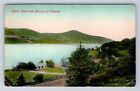 Vintage Bala Lake & Lian Y Cil Church Street View Postcard Et