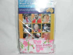 Cool Snake Neck Tie Coolers - Evaporative Crystal Cooling Wrap - Prints - Foto 1 di 28