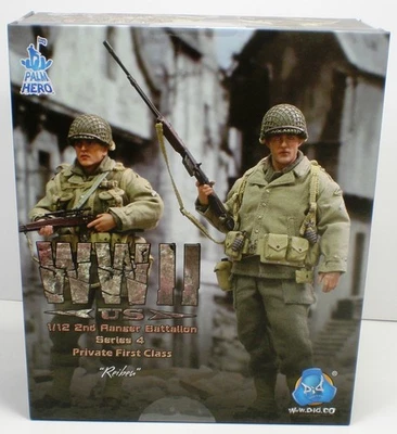 Масштаб 1/12 Соединенные Штаты Второй мировой войны, 2-й батальон рейнджеров, Рейбен, пальмовые герои, сделал - Изображение 1 из 4