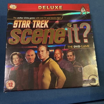 Star Trek Scene It DVD Game - Startrek Deluxe Edition TV Trivia Movie NEW SEALED - Image 1 of 2