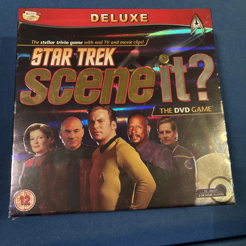 Star Trek Scene It DVD Game - Startrek Deluxe Edition TV Trivia Movie NEW SEALED - Image 1 of 2