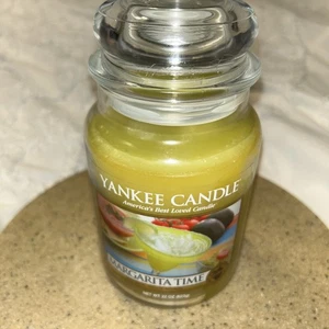 Yankee Candle Margarita Time Large Jar - Classic Label - NEU - 2015 Discontinued - Bild 1 von 8