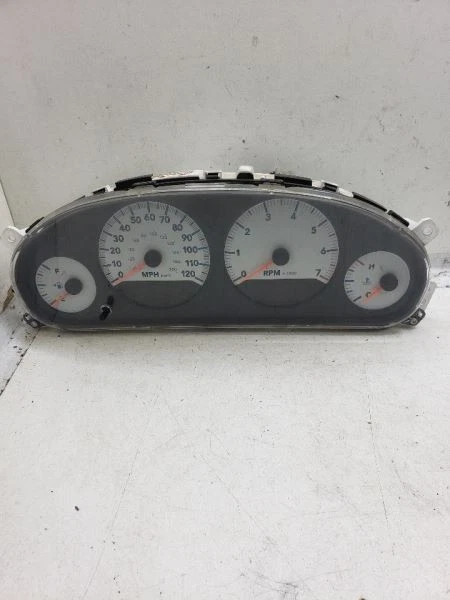 Racimo de velocímetro cara blanca con tacómetro MPH se adapta a 05 caravana 714649 Foto 1 de 4