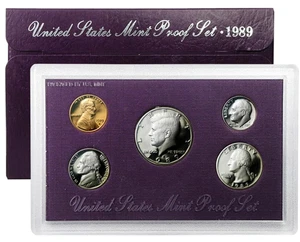 1989 S Proof Set Original Government Packaging Free Shipping! - Picture 1 of 1