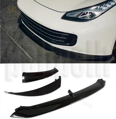 Dry Carbon Fiber N style Front Bumper Lip Spoiler Fits 17-2020 Ferrari GTC4Lusso - Изображение 1 из 4