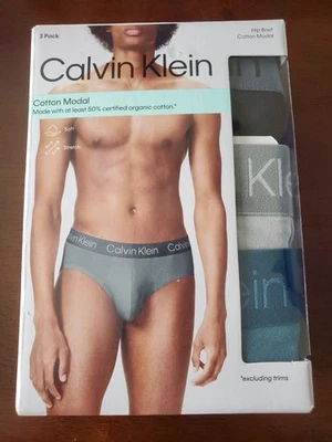 Новый XL мужской Calvin Klein хлопок модальный бедра бриф 3-Pack | ультра мягкий эластичной - Изображение 1 из 3