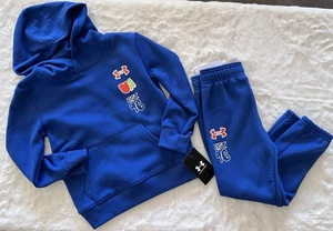 UNDER ARMOUR Little Boy's Fleece Tracksuit Set - Hoodie/Joggers 2-Piece Set - Picture 1 of 8