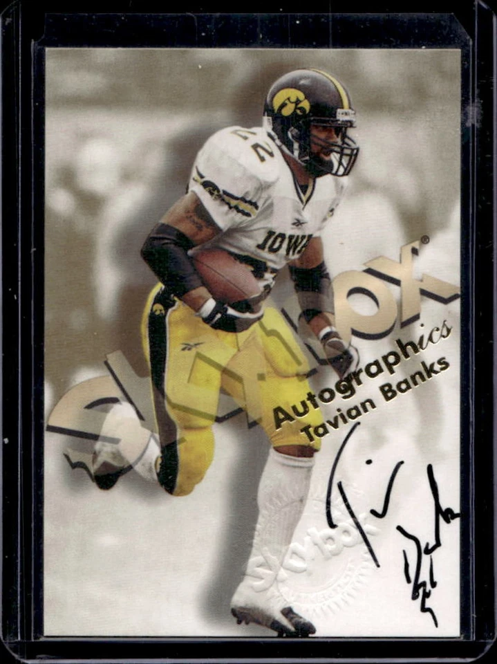 1998 Skybox Premium Tavian Banks Autographics Rookie RC #NNO Jaguars - Image 1 of 2