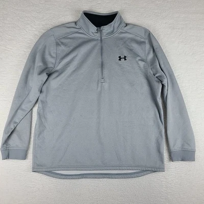 Under Armour Sweater Mens 2XL XXL Gray Loose Coldgear Performance Tech Golf * - Image 1 of 4