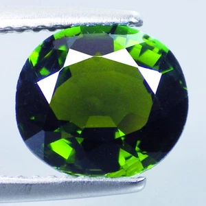 Gemas de turmalina 100 % natural azul verde ovaladas (9 x 8 mm) AAA de 2,77 quilates - Imagen 1 de 7