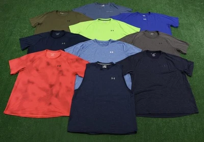 LOTE de 10 camisetas Under Armour Performance gimnasio para hombre talla 3XL M107 Foto 1 de 3