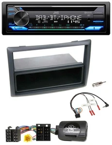 JVC Bluetooth Lenkrad USB DAB CD Autoradio für Renault Megane 2007-2008 schwarz - Bild 1 von 10
