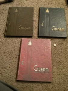 Vtg 1937-1938-1939 THE GLEAM yearbook/annual Chrisman HighSchool Independence MO - Picture 1 of 8