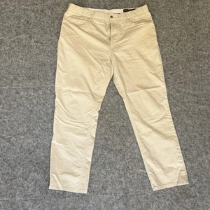 Polo Golf Ralph Lauren Pant Mens 36x30 Ivory Cotton Twill Stretch Tailored Fit - Picture 1 of 15