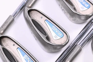 Ping G2 Irons / 3-PW+SW / Silver Dot / Regular Flex Ping Shafts - Picture 1 of 7