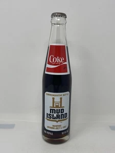 Coca Cola Commemorative Memphis Mud Island 10oz Glass July 3, 1982 Island - Picture 1 of 8