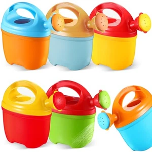 Lenwen 6 Packs Plastic Watering Can for Kids Garden Equipment Toy Watering Pa... - Picture 1 of 6