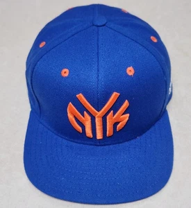 Adidas New York Knicks Hat Snap Back NBA Basketball 20% Wool Official On Court - Picture 1 of 7