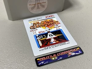 Missile Command Arcade (for Atari 2600) Replacement Game Label - Picture 1 of 1