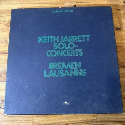 Keith Jarrett - Solo-Concerts Bremen Lausanne 3LP Record 1973 ECM Jazz VG+/VG - Image 1 of 4