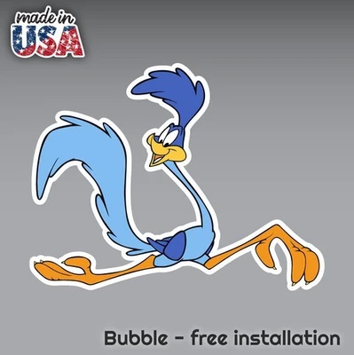 THE ROAD RUNNER DECAL STICKER 3M USA MADE TRUCK HELMET VEHICLE WINDOW WALL CAR - Image 1 of 4