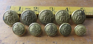 OLD BRITISH RMSP BUTTONS ROYAL MAIL STEAM PACKET COMPANY SHIPPING - Picture 1 of 5