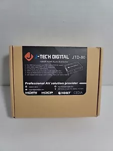 J-Tech Digital Wireless 1080P HDMI Audio Extractor, JTD-80 JTDAT5CH - Picture 1 of 8