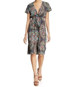 Johnny Was Spezia Verdeckkleid mit Krawatte vorne - CSW4720-J Mrsp $ 195,00 Medium neu mit Etikett - Bild 1 von 3