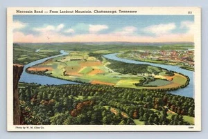 Moccasin Bend-Lookout Mountain Chattanooga Tennessee Postcard Unposted - Picture 1 of 2