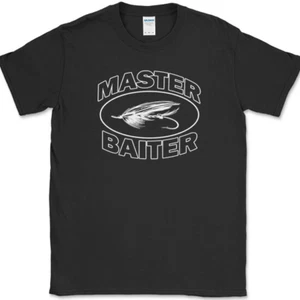 Camiseta Master Baiter Pesca Divertida Lanzador Pescador Hombre Hobby Exterior Camiseta - Imagen 1 de 10