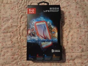 Genuine Authentic Lifeproof Fre Case For Samsung Galaxy S6 Coral OEM Sealed