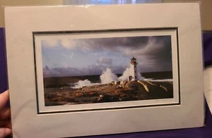 November Sturm Leuchtturm Foto von Ivan Fraser Peggy's Cove Nova Scotia Kanada - Bild 1 von 4
