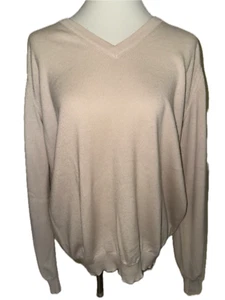 Aida Barni for Braun HH Pullover Preloved Herren Creme Größe XL Kaschmir Basic - Bild 1 von 6