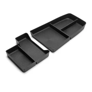TPE Black Central Armrest Lower Layer Storage Box For BMW X1 iX1 U10 U11 2023-24 - Picture 1 of 6