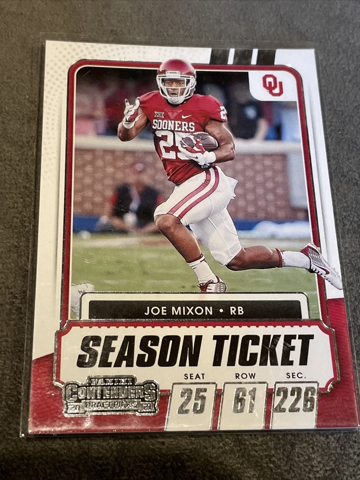 2021 Panini Contenders Card Of Joe Mixon - Image 1 of 1