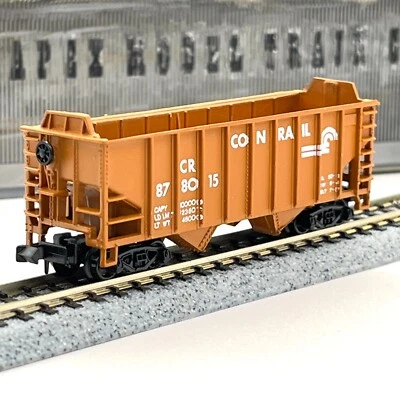 Model Power 3427 Conrail Twin Bay Arch End Open Hopper CR 878015 N Scale - Image 1 of 4