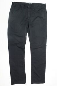 KR3W KSlim Jeans Mens 34 Black Straight Leg Slim Fit Cotton Stretch Denim