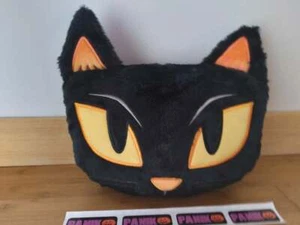 Halloween Black Cat Head Shaped 16" Throw Pillow - Picture 1 of 3