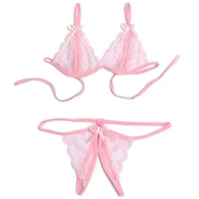 Women's Sexy Lingerie Babydoll Sleepwear Underwear Lace Nightwear Set G-String - Image 1 of 4