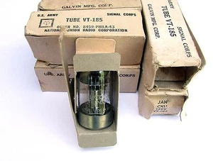 2 pcs VT-185 1299 JAN tube National Union Made in U.S. - Picture 1 of 1