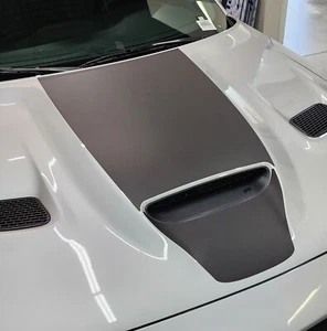 Fits 2019-2024 Dodge Challenger Hood Stripe Vinyl Decal Sticker Graphics - Picture 1 of 4