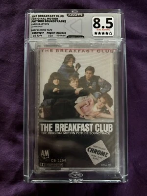 The Breakfast Club Motion Picture Soundtrack Cassette 1985 Rewind Graded RARE! - Image 1 of 3
